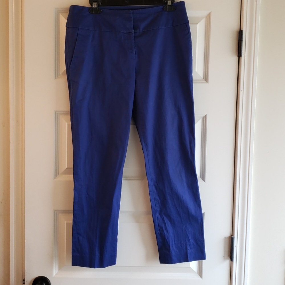 Karen Millen royal blue sateen pants